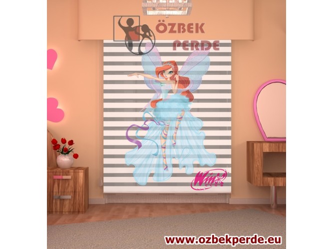 Winx Club Zebra Perdesi